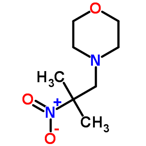 N-(2-硝基異丁基)-嗎啉結(jié)構(gòu)式_33453-98-4結(jié)構(gòu)式