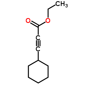 3-環(huán)己基-2-丙炔酸乙酯結(jié)構(gòu)式_33547-94-3結(jié)構(gòu)式