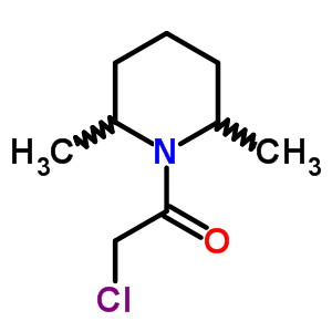2-氯-1-(2,6-二甲基-哌啶-1-基)-乙酮結(jié)構(gòu)式_33681-23-1結(jié)構(gòu)式
