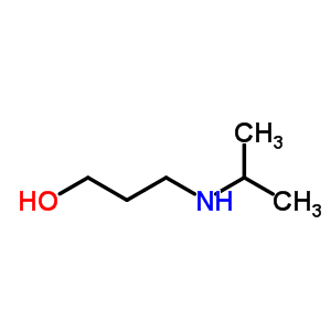 3-(異丙基氨基)-1-丙醇結(jié)構(gòu)式_33918-15-9結(jié)構(gòu)式