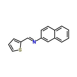 N-(2-噻吩亞甲基)-2-萘胺結(jié)構(gòu)式_34755-95-8結(jié)構(gòu)式