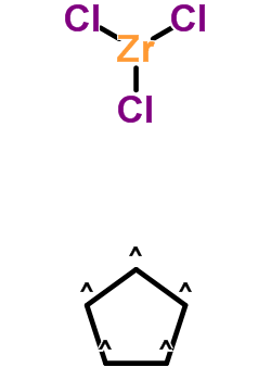 Cyclopentadienylzirconium trichloride Structure,34767-44-7Structure