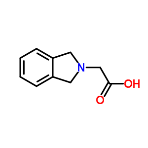 2-(異吲哚啉-2-基)乙酸結(jié)構(gòu)式_363165-80-4結(jié)構(gòu)式