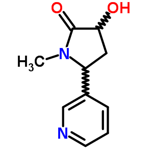 順式-3-羥基可替寧結構式_37096-14-3結構式