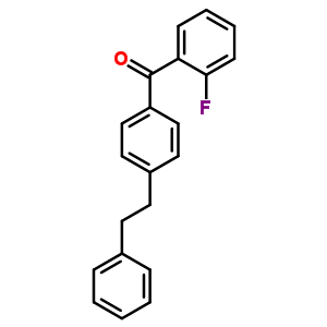 4-(2-氟苯甲酰)聯(lián)芐基結(jié)構(gòu)式_374105-85-8結(jié)構(gòu)式