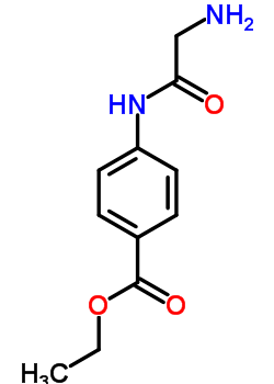 N-甘氨?；?4-氨基苯甲酸乙酯結(jié)構(gòu)式_38219-44-2結(jié)構(gòu)式