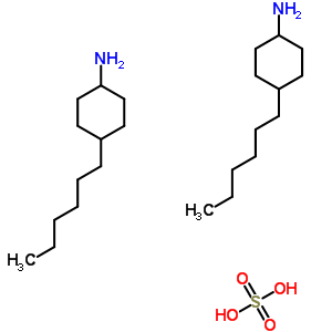 4-己基環(huán)己胺硫酸鹽結構式_38792-99-3結構式