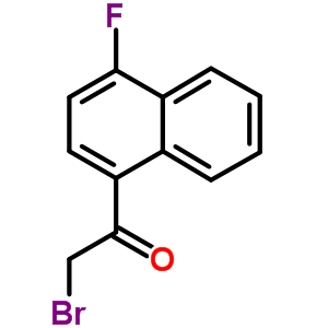 2-溴-1-(4-氟-1-萘)-乙酮結構式_388-31-8結構式