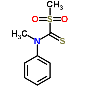 (9Ci)-N-甲基-1-(甲基磺?；?-N-苯基-甲烷硫代酰胺結(jié)構(gòu)式_38930-57-3結(jié)構(gòu)式