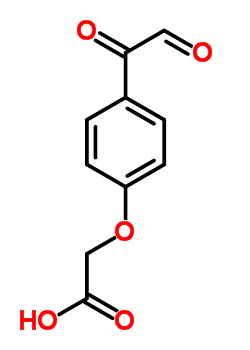 4-(氧代乙?；?苯氧基乙酸結(jié)構(gòu)式_39270-55-8結(jié)構(gòu)式