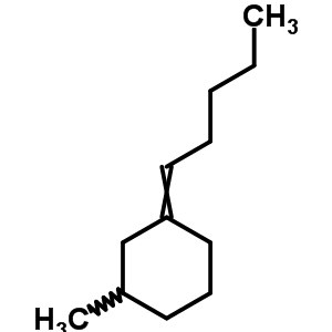 1-甲基-3-戊基-環(huán)己烷結構式_39546-81-1結構式