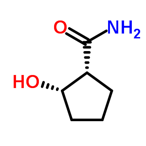 順式-2-羥基-1-環(huán)戊烷羧酰胺結構式_40481-98-9結構式
