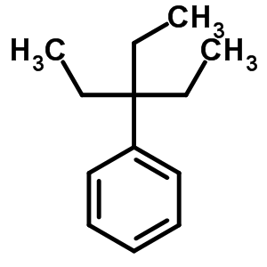 (1,1-二乙基丙基)苯結(jié)構(gòu)式_4170-84-7結(jié)構(gòu)式