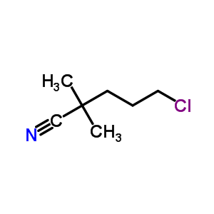 5-氯-2,2-二甲基戊腈結(jié)構(gòu)式_4207-54-9結(jié)構(gòu)式