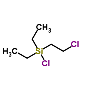 氯-(2-氯乙基)-二乙基-硅烷結(jié)構(gòu)式_4225-87-0結(jié)構(gòu)式