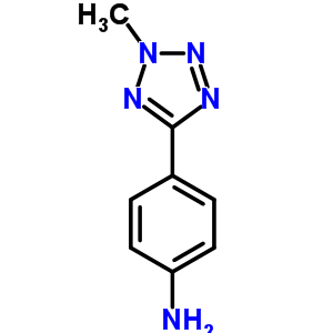 4-(2-Methyl-2h-tetrazol-5-yl)aniline Structure,436092-89-6Structure