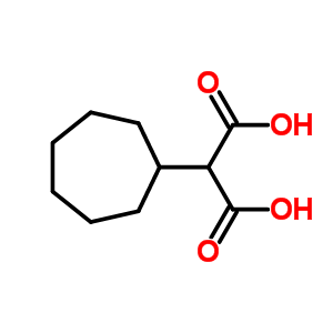 Propanedioic acid,2-cycloheptyl-Structure,4448-73-1Structure Propanedioic acid,2-cycloheptyl- Structure,4448-73-1Structure