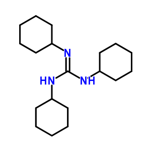 N,N,N-三環(huán)己基-胍結構式_4833-41-4結構式
