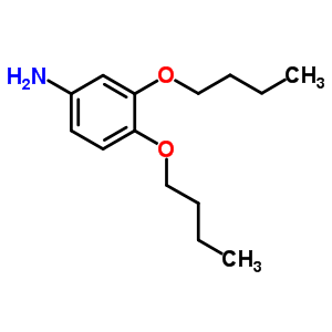 3,4-二丁氧基苯胺結(jié)構(gòu)式_4956-63-2結(jié)構(gòu)式