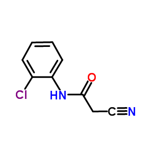 N-(2-氯苯基)-2-氰基乙酰胺結構式_50982-66-6結構式