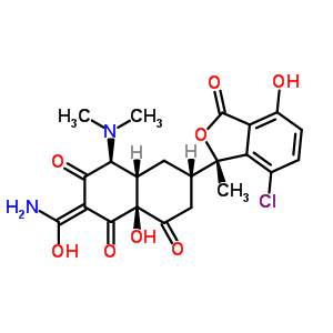 異氯四環(huán)素鹽酸鹽結(jié)構(gòu)式_514-53-4結(jié)構(gòu)式
