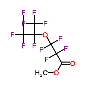 甲基2,2,3,3-四氟-3-[(1,1,1,2,3,3,3-七氟-2-丙基)氧基]丙酸酯結(jié)構(gòu)式_51502-43-3結(jié)構(gòu)式
