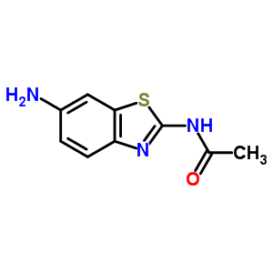 N-(6-氨基苯并噻唑-2-基)乙酰胺結(jié)構(gòu)式_533-41-5結(jié)構(gòu)式