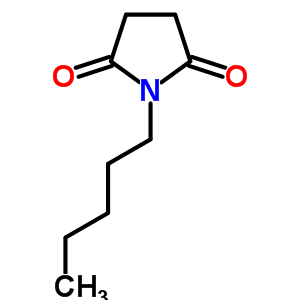 N-戊基琥珀酰亞胺結(jié)構(gòu)式_5332-35-4結(jié)構(gòu)式