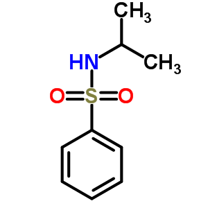 N-異丙基苯磺酰胺結(jié)構(gòu)式_5339-69-5結(jié)構(gòu)式