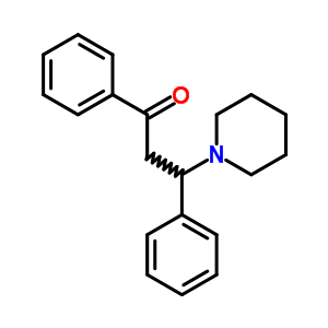 3-苯基-3-哌啶-苯丙酮結(jié)構(gòu)式_5350-97-0結(jié)構(gòu)式