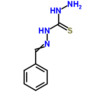 1-亞芐基-3-硫代碳酰肼結構式_5351-58-6結構式