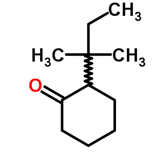 2-(1,1-二甲基丙基)-環(huán)己酮結(jié)構(gòu)式_5441-54-3結(jié)構(gòu)式