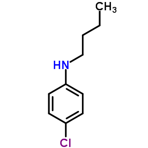 N-丁基-4-氯苯胺結(jié)構(gòu)式_5441-81-6結(jié)構(gòu)式