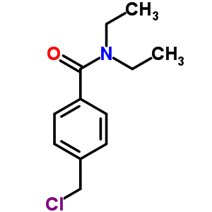 4-(氯甲基)-N,N-二乙基苯甲酰胺結(jié)構(gòu)式_54589-57-0結(jié)構(gòu)式