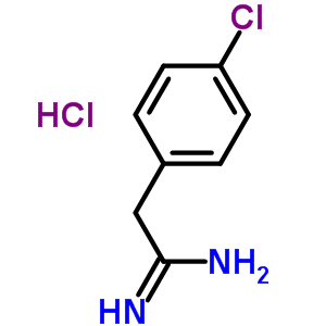 2-(4-氯苯基)-乙脒結(jié)構(gòu)式_55154-90-0結(jié)構(gòu)式