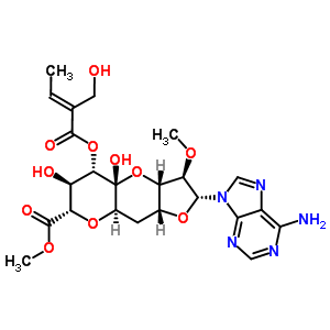 除莠菌素結構式_55353-31-6結構式