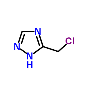3-(氯甲基)-1H-1,2,4-噻唑鹽酸鹽結(jié)構(gòu)式_55928-92-2結(jié)構(gòu)式