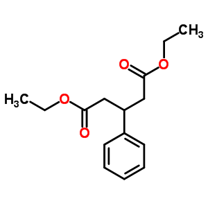 3-苯基戊二酸二乙酯結(jié)構(gòu)式_55951-74-1結(jié)構(gòu)式
