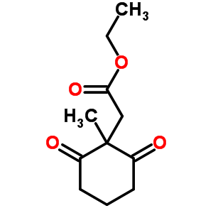 1-甲基-2,6-二氧代環(huán)己烷乙酸乙酯結(jié)構(gòu)式_55981-33-4結(jié)構(gòu)式
