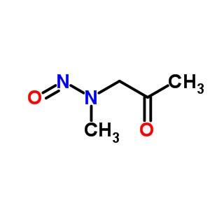 (9ci)-1-(甲基亞硝基氨基)-2-丙酮結構式_55984-51-5結構式
