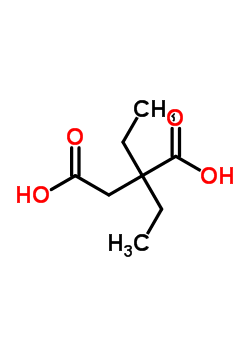 2,2-二乙基琥珀酸結(jié)構(gòu)式_5692-97-7結(jié)構(gòu)式