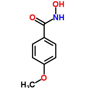 N-羥基-4-甲氧基-苯甲酰胺結構式_57139-22-7結構式