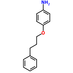 4-(3-苯基丙氧基)苯胺結(jié)構(gòu)式_57181-86-9結(jié)構(gòu)式