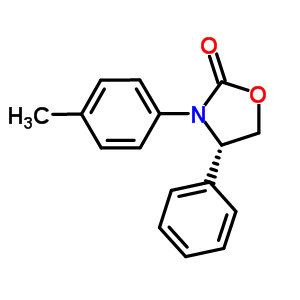 (S)-4-苯基-3-對甲苯噁唑啉-2-酮結(jié)構(gòu)式_572923-05-8結(jié)構(gòu)式