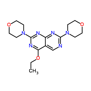 4-乙氧基-2,7-二-4-嗎啉-嘧啶并[4,5-d]嘧啶結(jié)構(gòu)式_5730-46-1結(jié)構(gòu)式