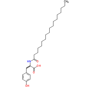 N-硬脂酰酪氨酸結(jié)構(gòu)式_57993-25-6結(jié)構(gòu)式