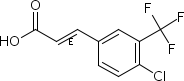 4-氯-3-三氟甲基肉桂酸結(jié)構(gòu)式_58537-09-0結(jié)構(gòu)式