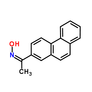 1-(2-菲)-乙酮肟結構式_5960-77-0結構式