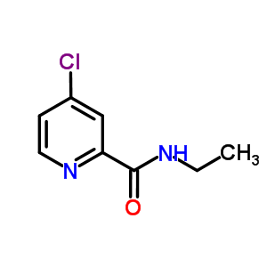 4-氯-n-乙基吡啶甲酰胺結(jié)構(gòu)式_604813-07-2結(jié)構(gòu)式