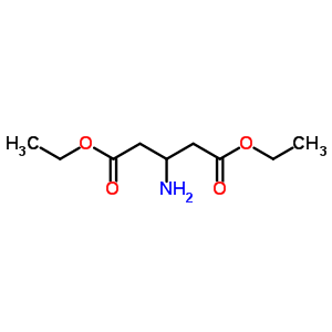 3-氨基戊二酸二乙酯結(jié)構(gòu)式_60793-95-5結(jié)構(gòu)式